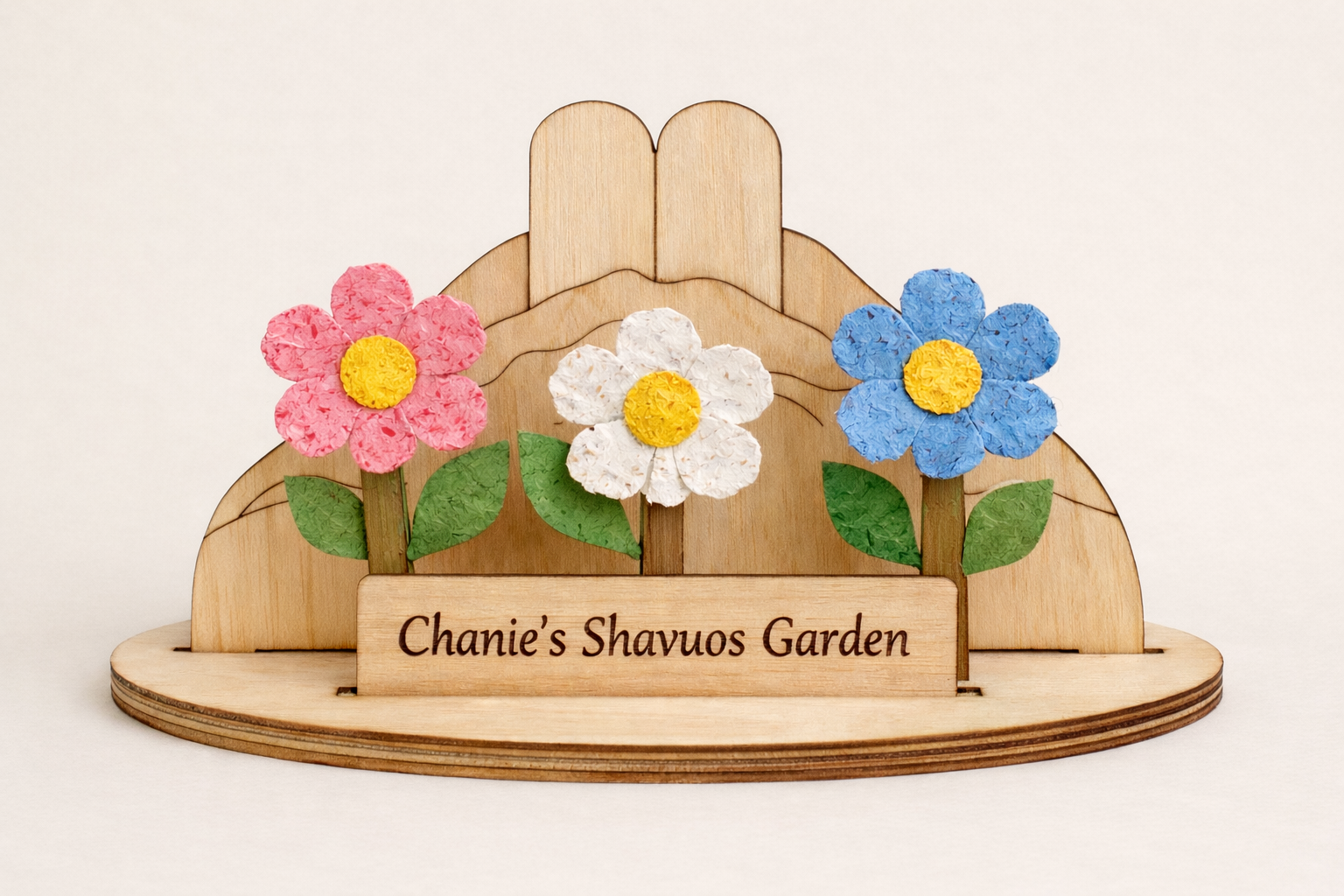 Handmade Seed Paper Shavuot Centerpiece Craft Kit