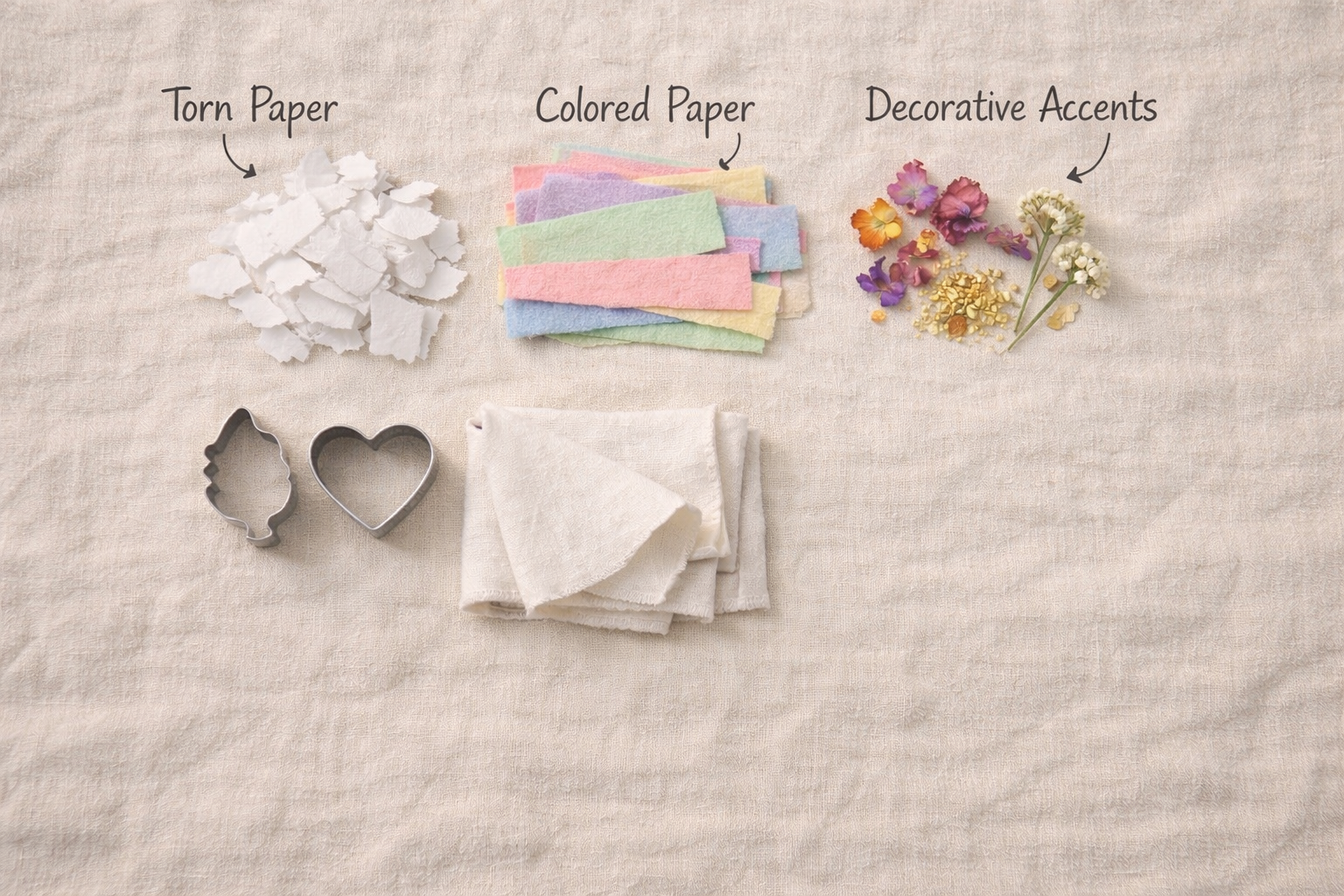 Handmade Seed Paper Shavuot Centerpiece Craft Kit
