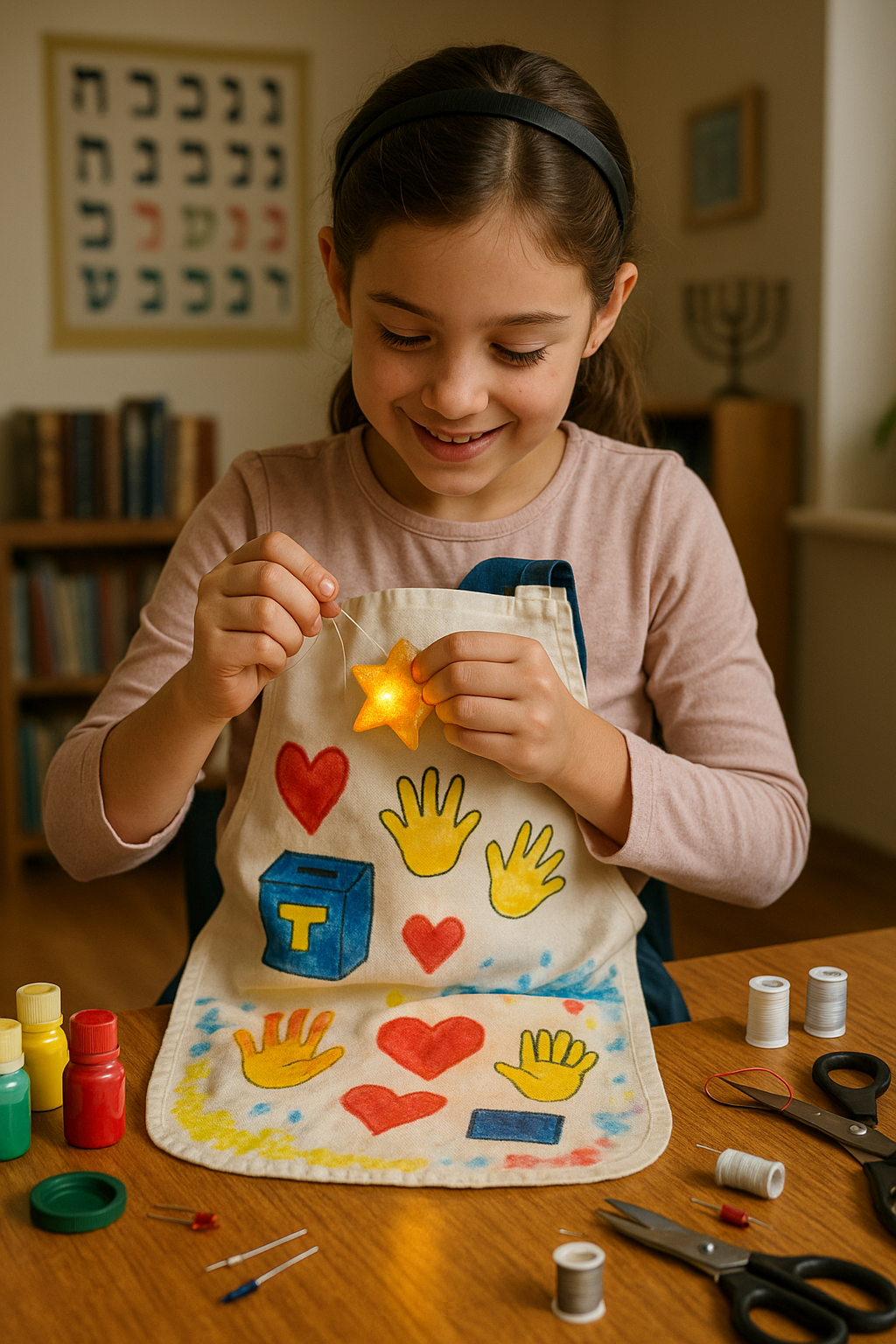 Light-Up Mitzvah Maker Apron